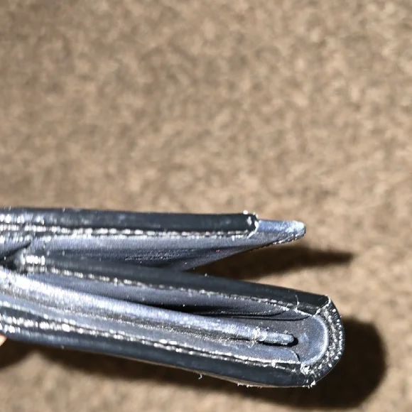 Authentic MCM Black and Gray Leather Wallet - Picture 7 of 12